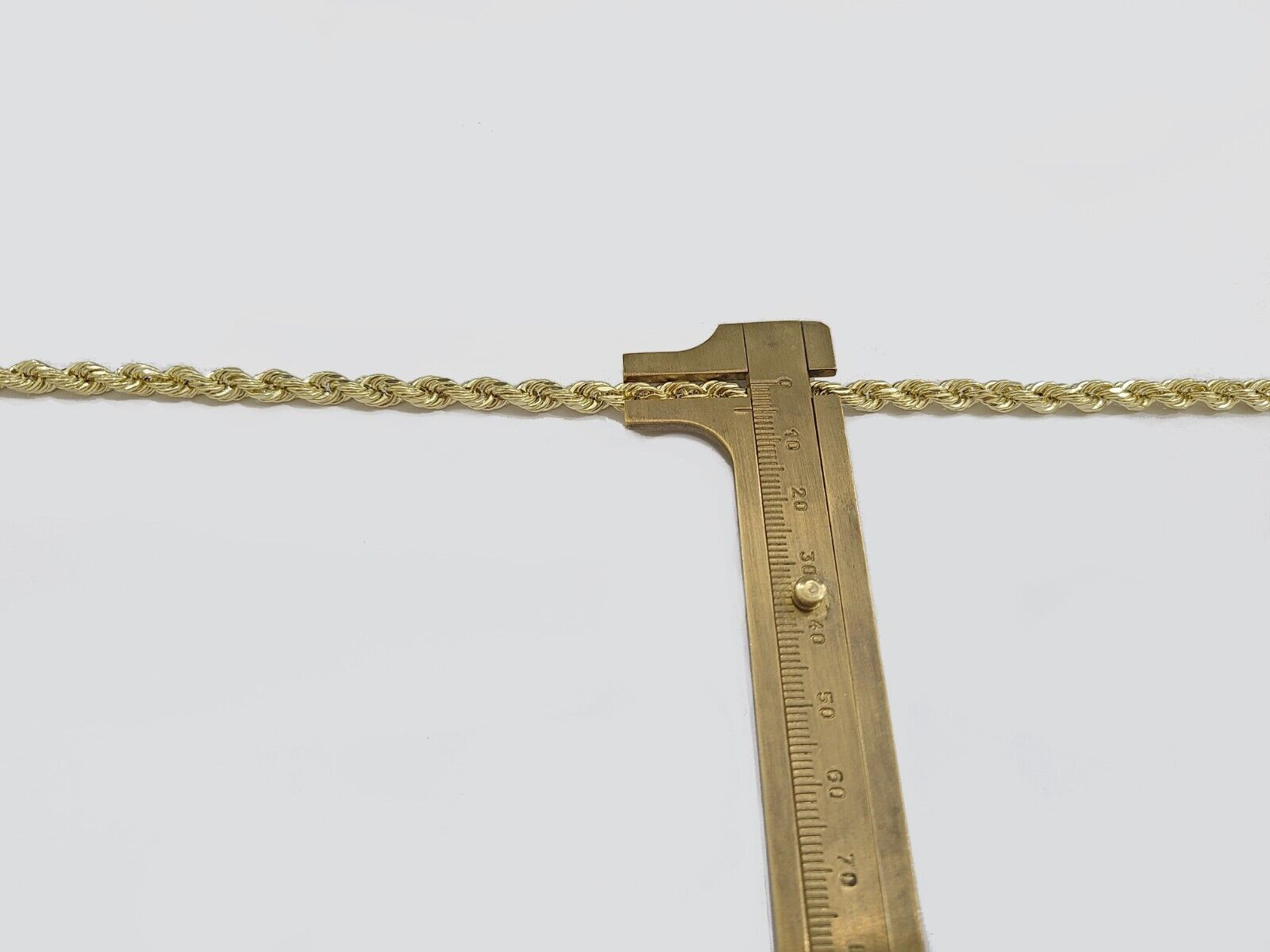 Real 14k Yellow Gold Rope Chain 5mm 18'' Necklace Jesus Cross Charm Pendant 14kt - GoldenlinQ