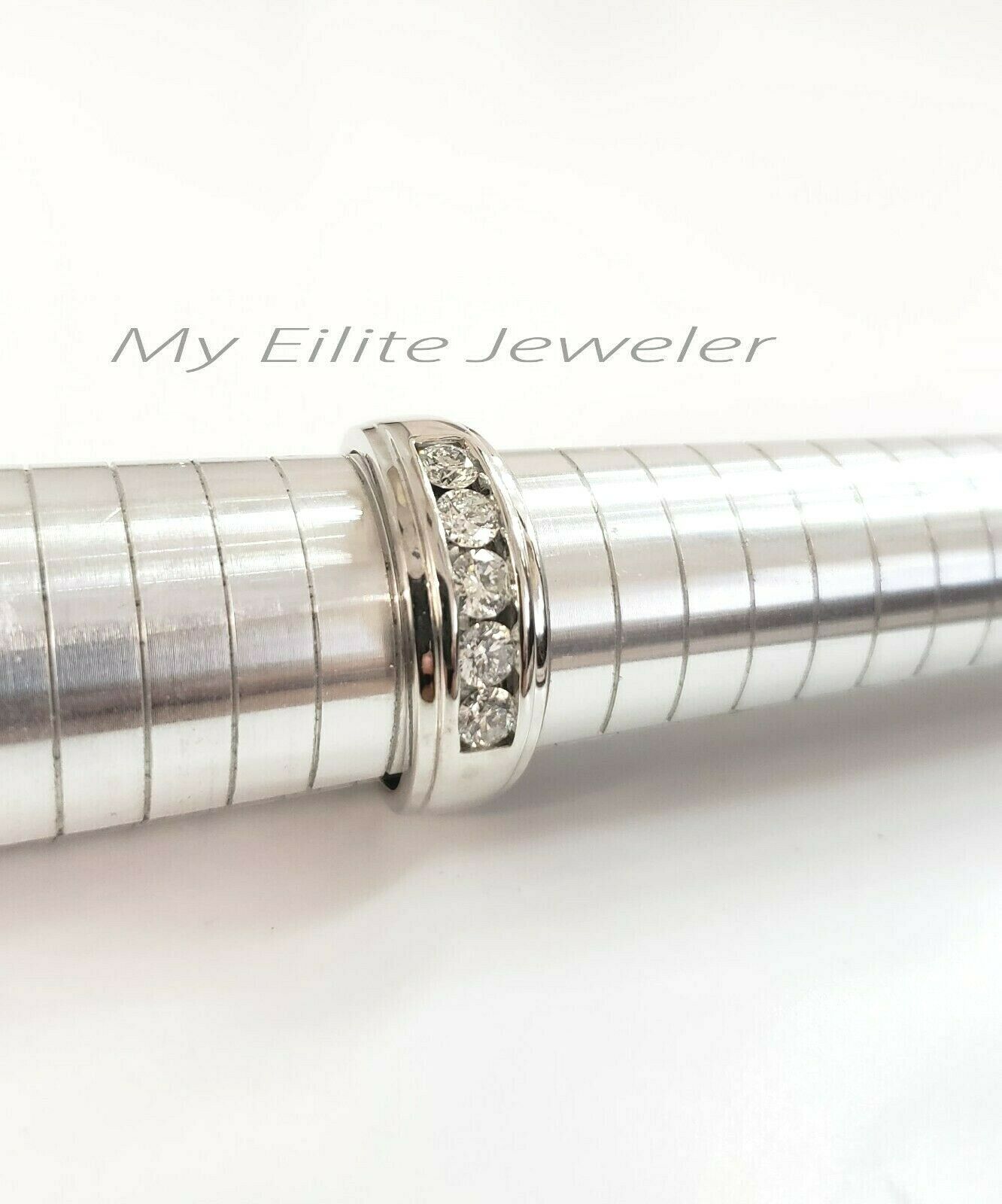 REAL solid 14k Gold Diamond Mens Band Engagement Wedding 1 CT Ring White Yellow - GoldenlinQ