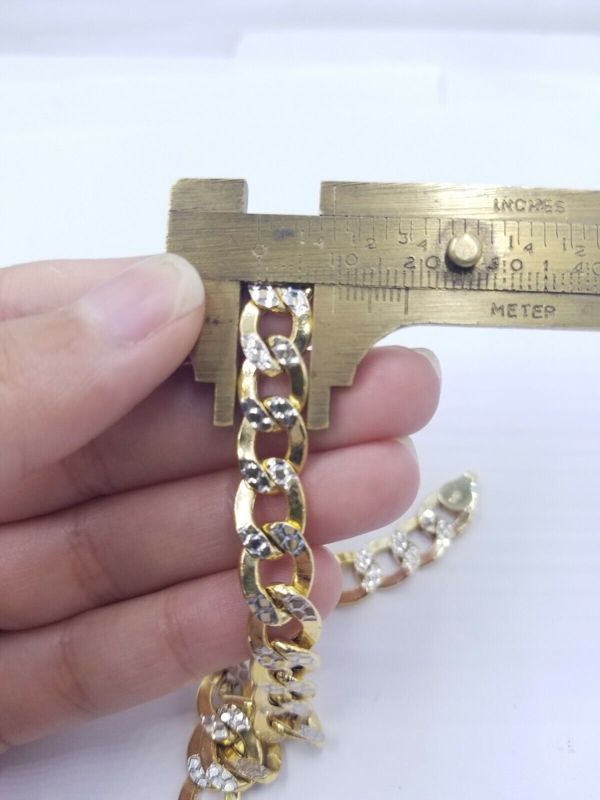 SOLID 10k Yellow Gold Necklace Cuban Curb Link Chain 20 - 28 Inch Men's 10KT - GoldenlinQ