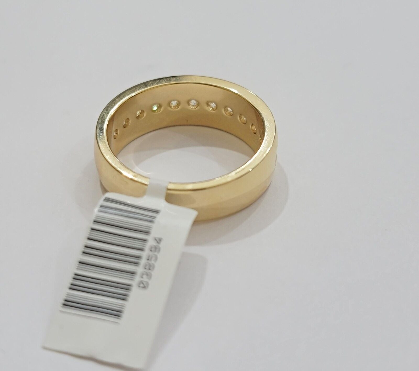 Solid 14k Gold 1CT Diamond Mens Band Wedding Engagement Ring REAL 14kt Yellow Gd - GoldenlinQ